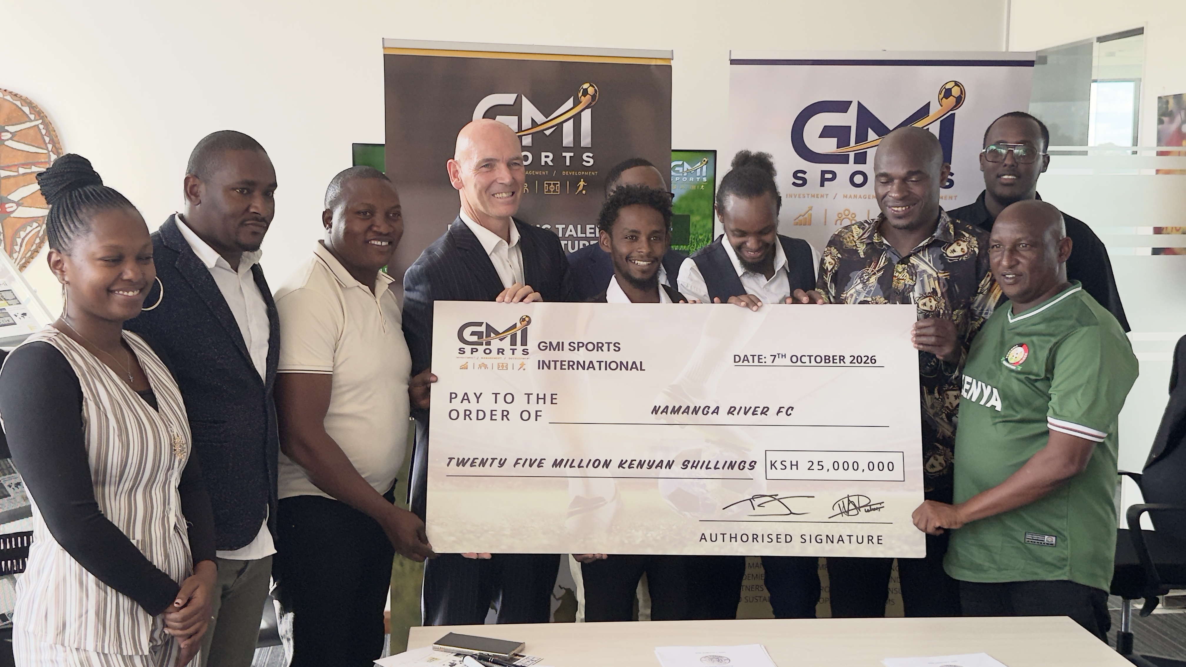 GMI Sports International Inks Historic Sh25 Million Deal to Anchor Namanga River FC’s Football League Dream