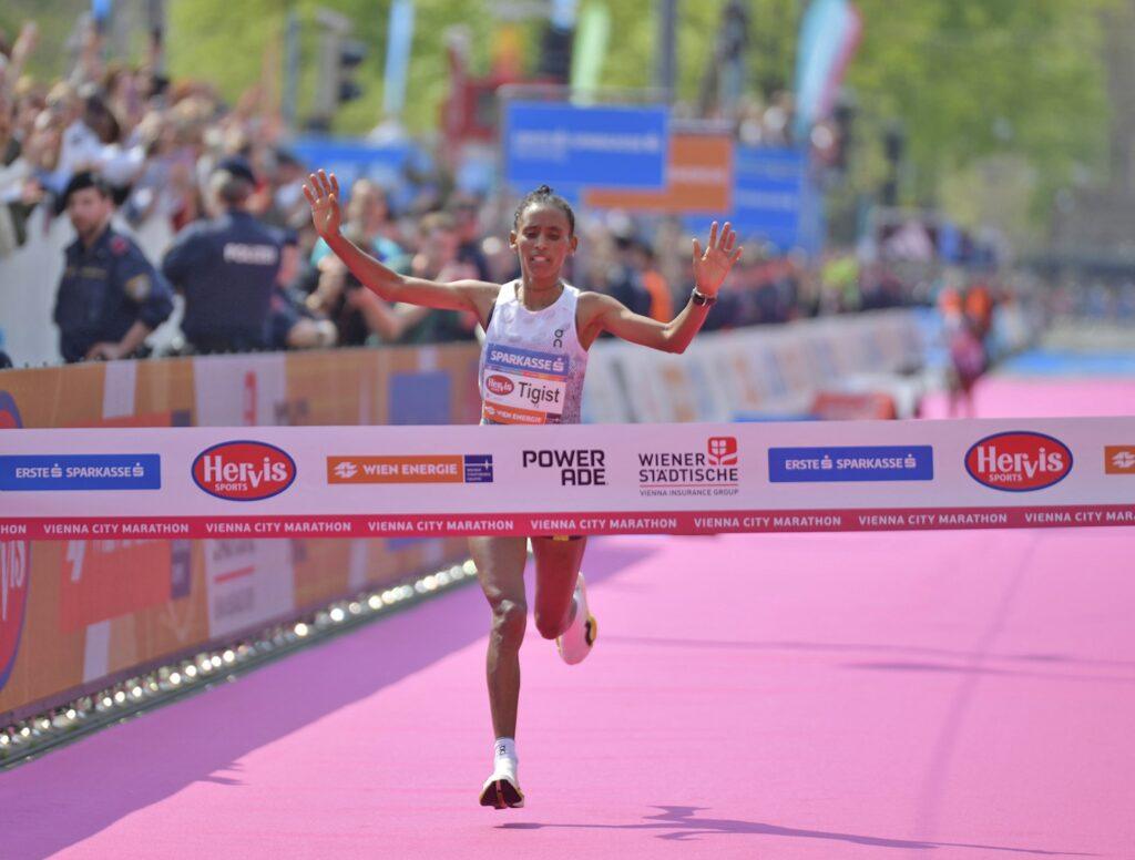 2:20:59! Visually Impaired Tigist Gezahagn’s Extraordinary Path To Vienna Marathon Glory