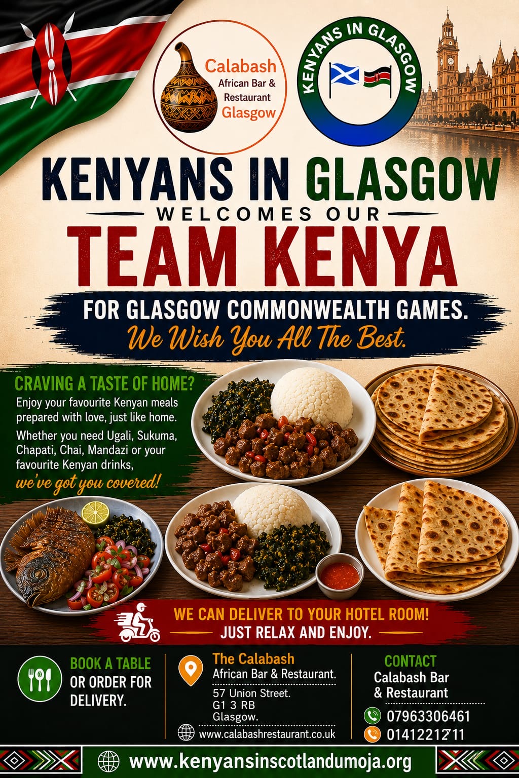 Ugali-Powered Diplomacy: Team Kenya Turns Glasgow Joint into 'Nairobi West' to Escape Village Pasta