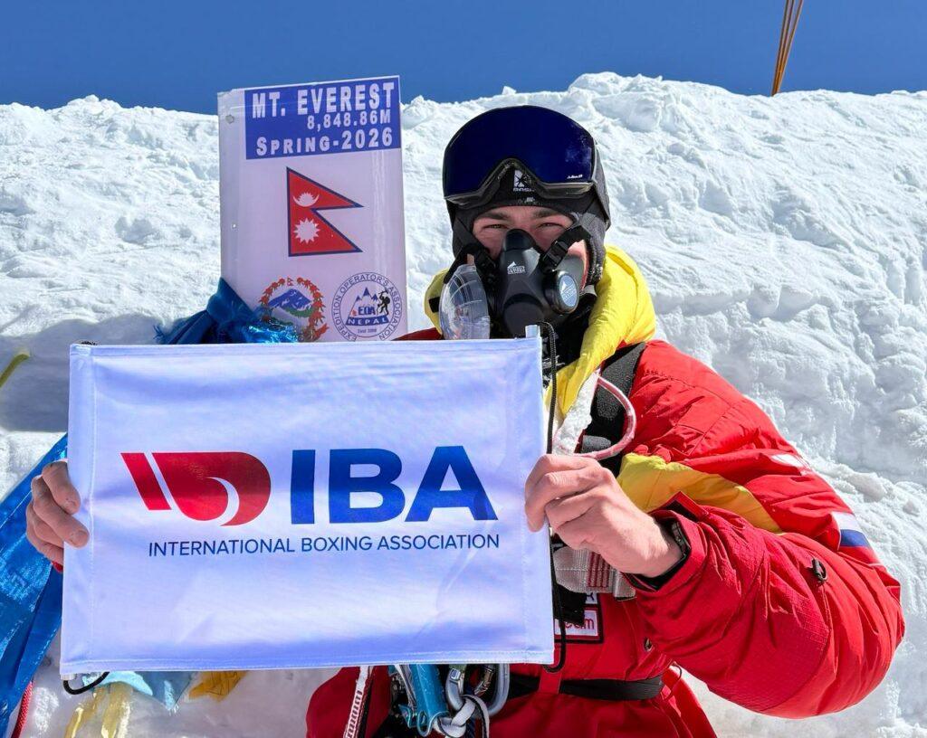 IBA flag raised at the peak of Mount Everest following historic ascent